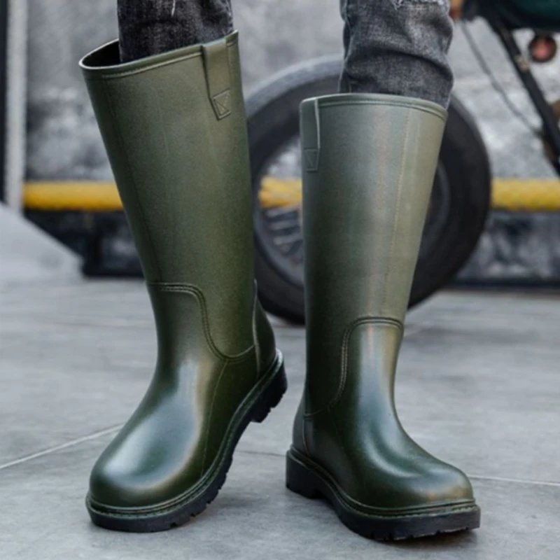 Rain Boots for Men Gum Fishing - Men'S Shoes Water Resistant recension och pris
