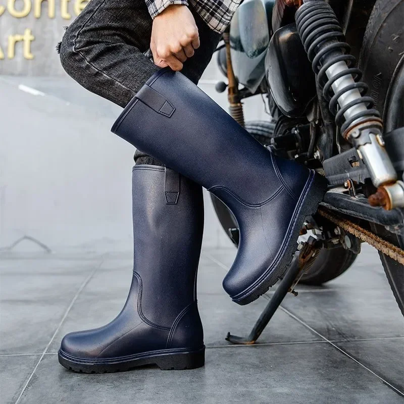 Rain Boots for Men Gum Fishing - Men'S Shoes Water Resistant recension och pris